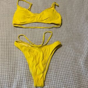 La Hearts Pacsun Yellow Bikini Set